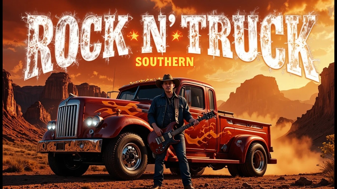 Highway Guitar Rock – Country Truck Playlist | Rock Miami Diesel #GuitarRock #HighwayMusic