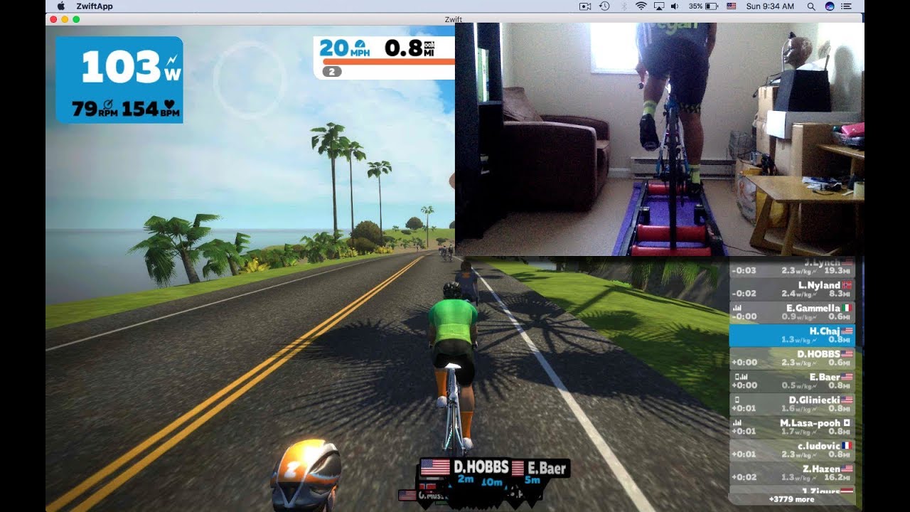 Elite Smart Rollers On ZWIFT!!!
