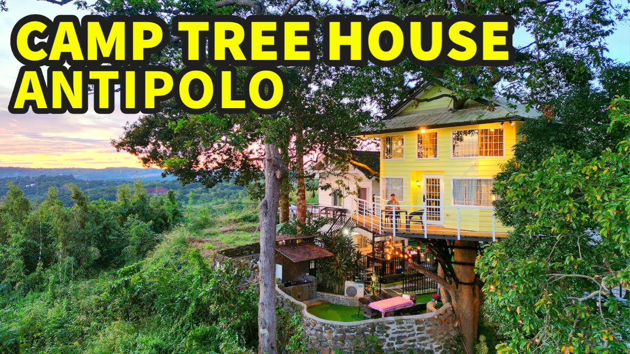 CAMP TREE HOUSE ANTIPOLO — эксклюзивный, уникальный и красивый домик на дереве для отдыха недалек...