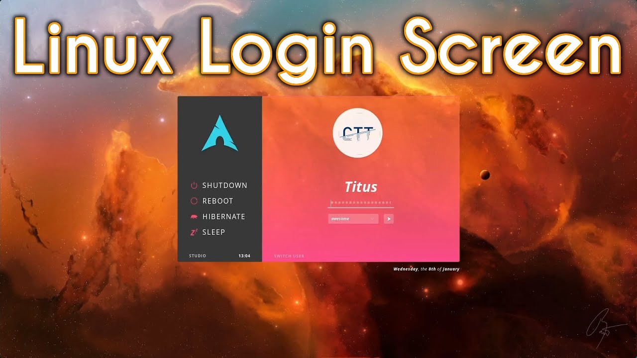 Make Linux Login Look Better than Windows | LightDM Config