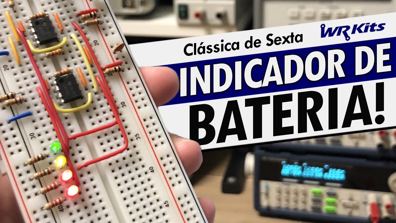 INDICADOR DE NÍVEL DE BATERIA ANALÓGICO