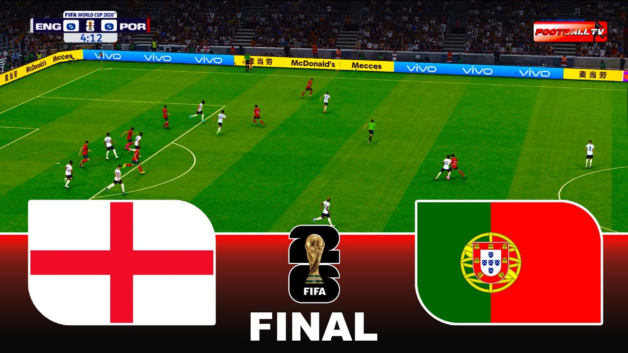 ENGLAND vs PORTUGAL - FIFA WORLD CUP 2026 FINAL | Full Match All Goals | Pes 21 Gameplay