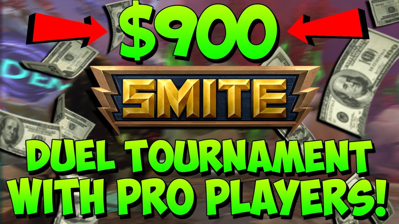 I ENTERED A 900$ DUEL TOURNAMENT WITH PROS & TOP DUELERS! FULL TOURNY! - SMITE Duel Tournament