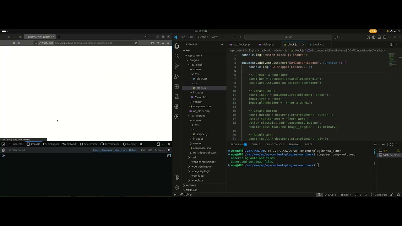 WordPress Custom Plugin Development - Como programar tu custom block para Elementor