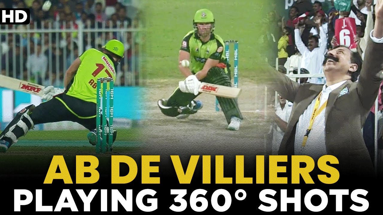 AB de Villiers Playing 360° Shots | Mr. 360° in HBL PSL | MB2L