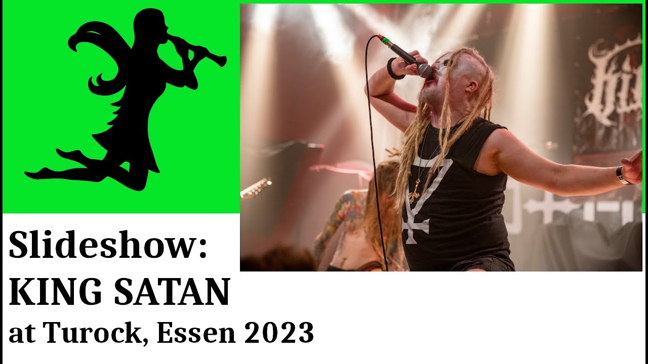 KING SATAN live at Turock Essen, November 3 2023, concert slideshow by Nightshade TV