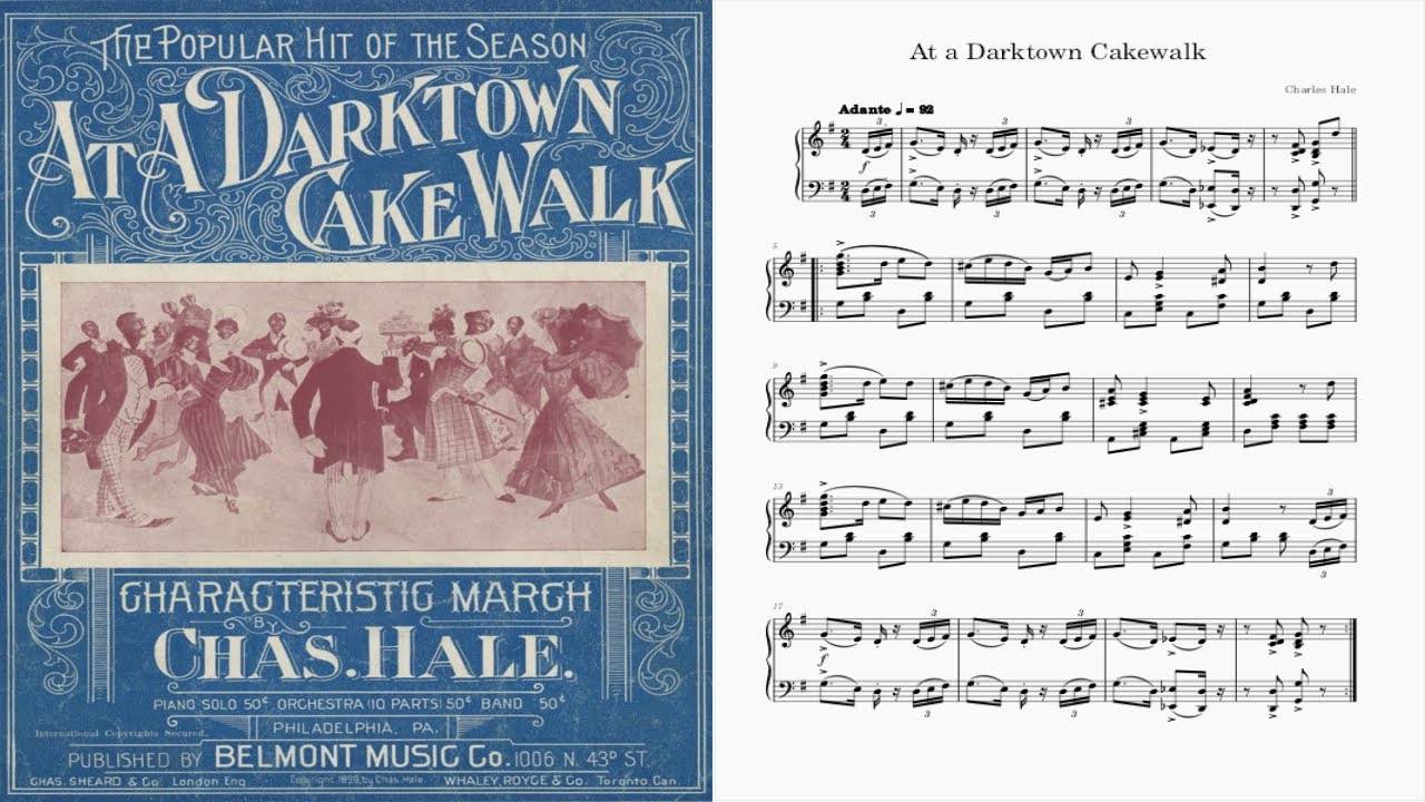 Charles Hale - At a Darktown Cakewalk (1899)