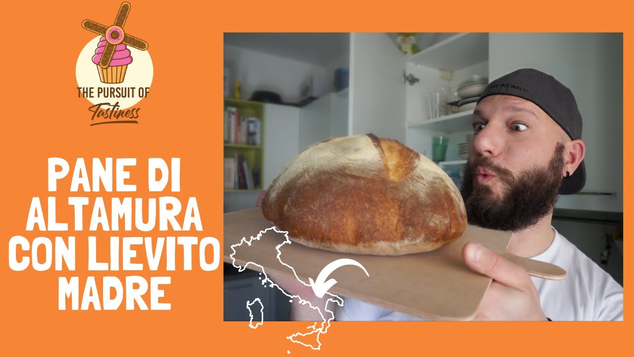 Pane di SEMOLA DI GRANO DURO RIMACINATA con lievito madre - Pane di ALTAMURA fatto in casa.