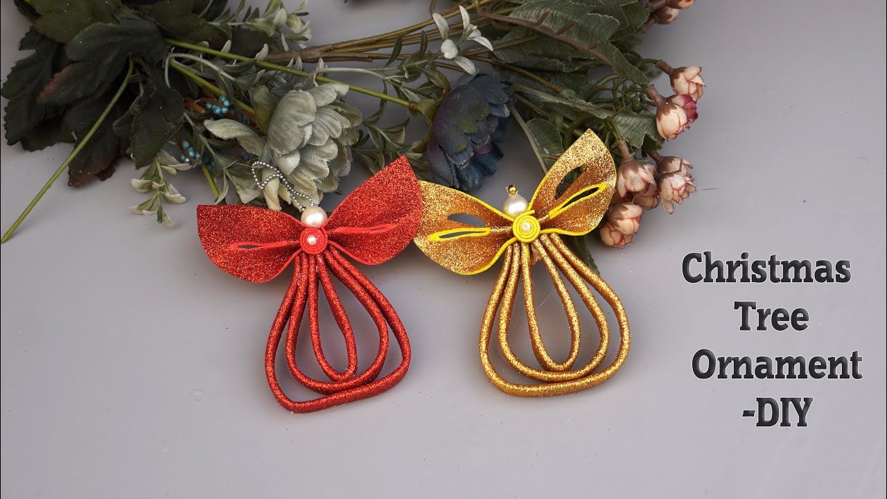 DIY Christmas Angels Ornaments Making Tutorials for Tree Decorations #christmas #shorts #angel #diy