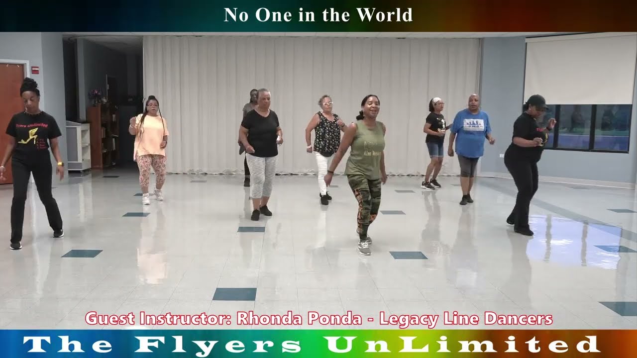 No One in the World Line Dance with The Flyers Unlimited