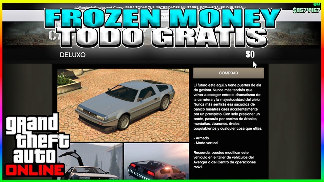 TODOS LOS COCHES GRATIS SIN AYUDA *FROZEN MONEY* DINERO INFINITO SUPER EASY en GTA 5 ONLINE