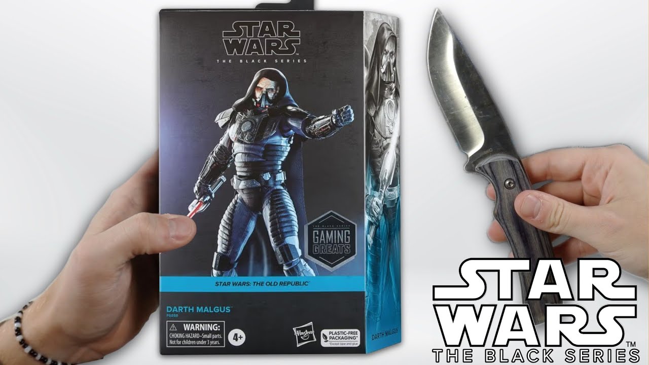 Star Wars Black Series Darth Malgus ASMR Unboxing