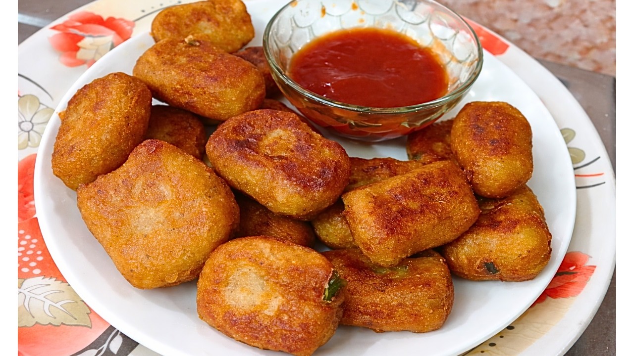 Tasty Potato Nuggets/সহজেই বানিয়ে ফেলুন চায়ের সাথে আলু দিয়ে এই মুখরোচক রেসিপি/Snacks