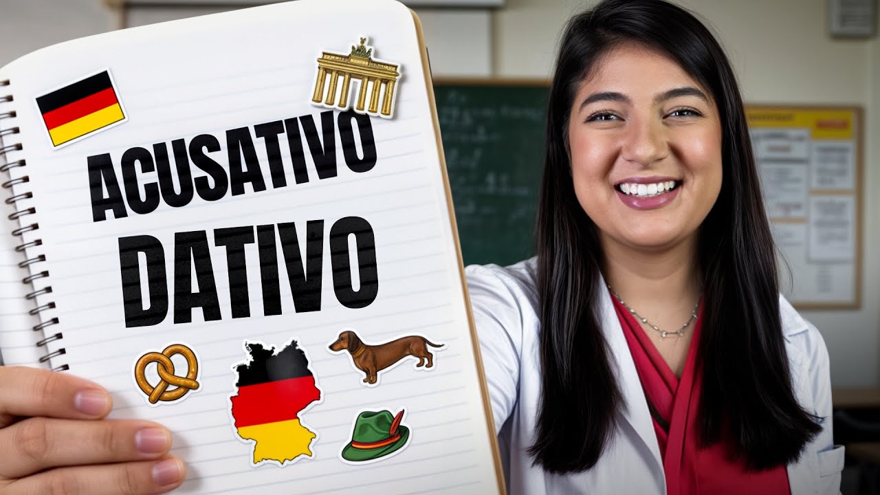 ACUSATIVO E DATIVO EM 1 AULA (FINALMENTE SIMPLES) [Aulão de Alemão #079]