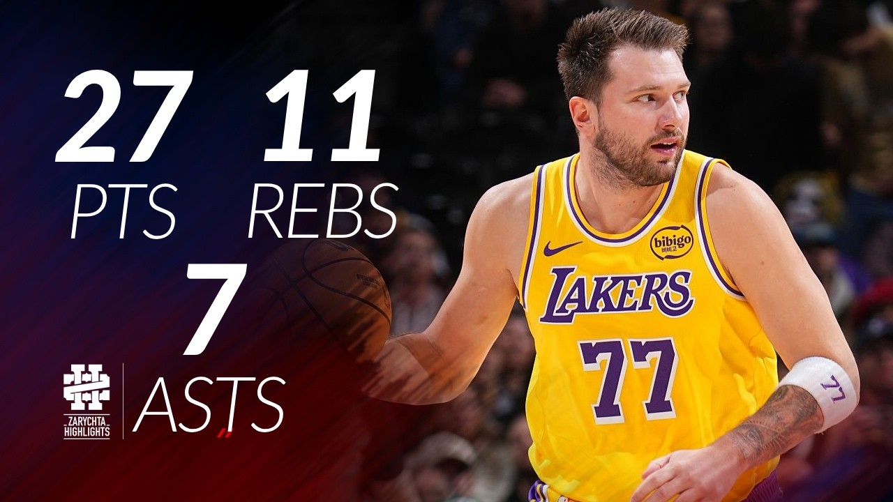 Luka Doncic 27 pts 11 rebs 7 asts vs Nuggets 25/26 season