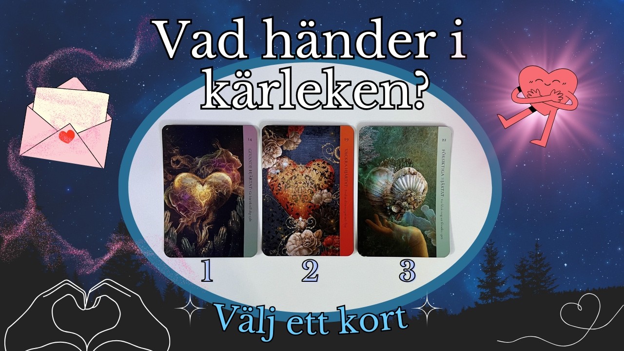 VAD HÄNDER I KÄRLEKEN? ❤️🥰😍💔 Tarot ✨ Pick a Card ✨