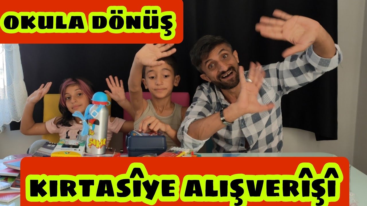 OKUL KİRTASİYE ALIŞVERİŞİMİZİ YAPTIK OKULA DÖNÜŞ ! 2021/ ( back to school )