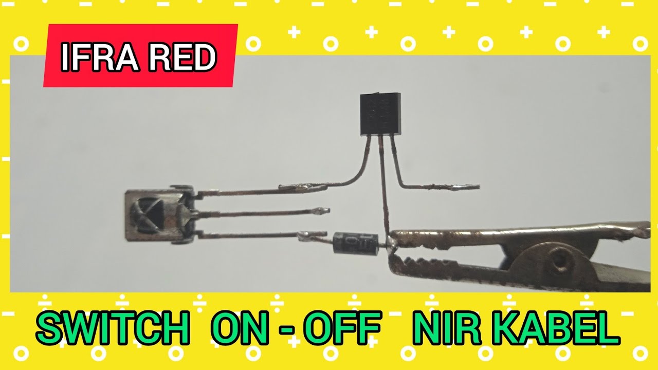 Rangkaian switch ON - OFF  menggunakan remote control