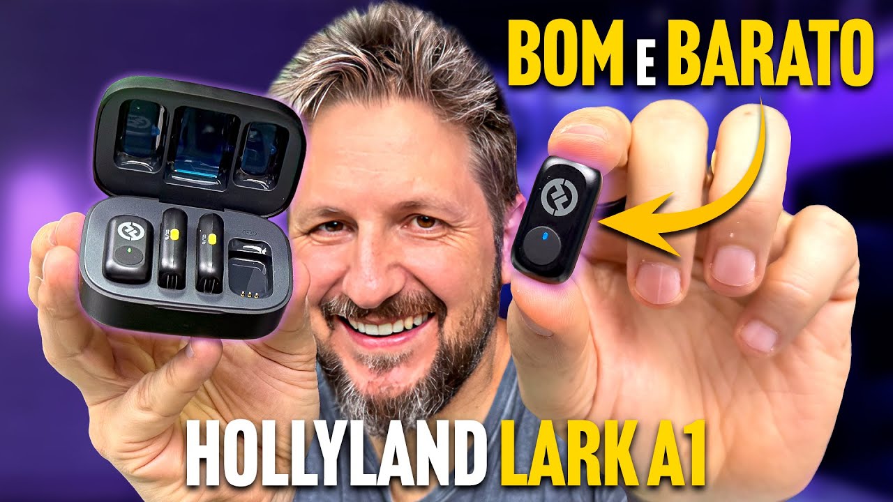 ÁUDIO PROFISSIONAL no celular por menos de R$ 500? Testei o Hollyland Lark A1