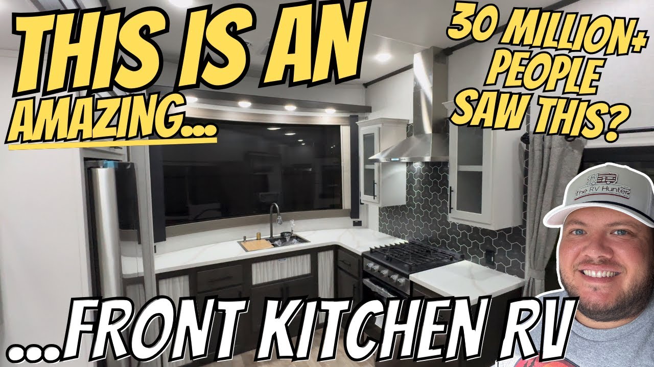 Это ПОТРЯСАЮЩИЙ дом на колесах с кухней на первом этаже! Хэмптон 388FKL, 2025 г.