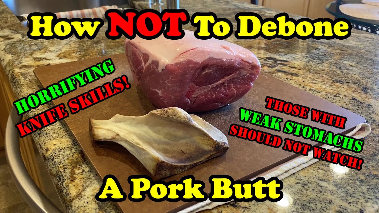 How NOT To Debone A Pork Butt - The Virtual Weber Bullet - Chris Allingham - virtualweberbullet.com
