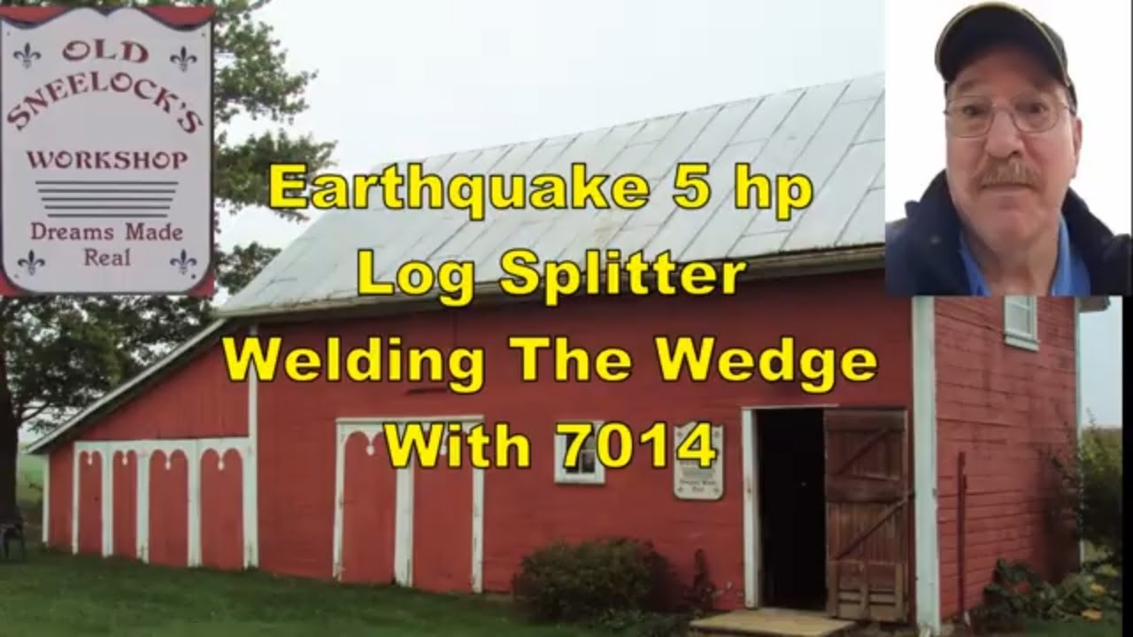 Earthquake 5 hp Electric Splitter - Welding The Wedge