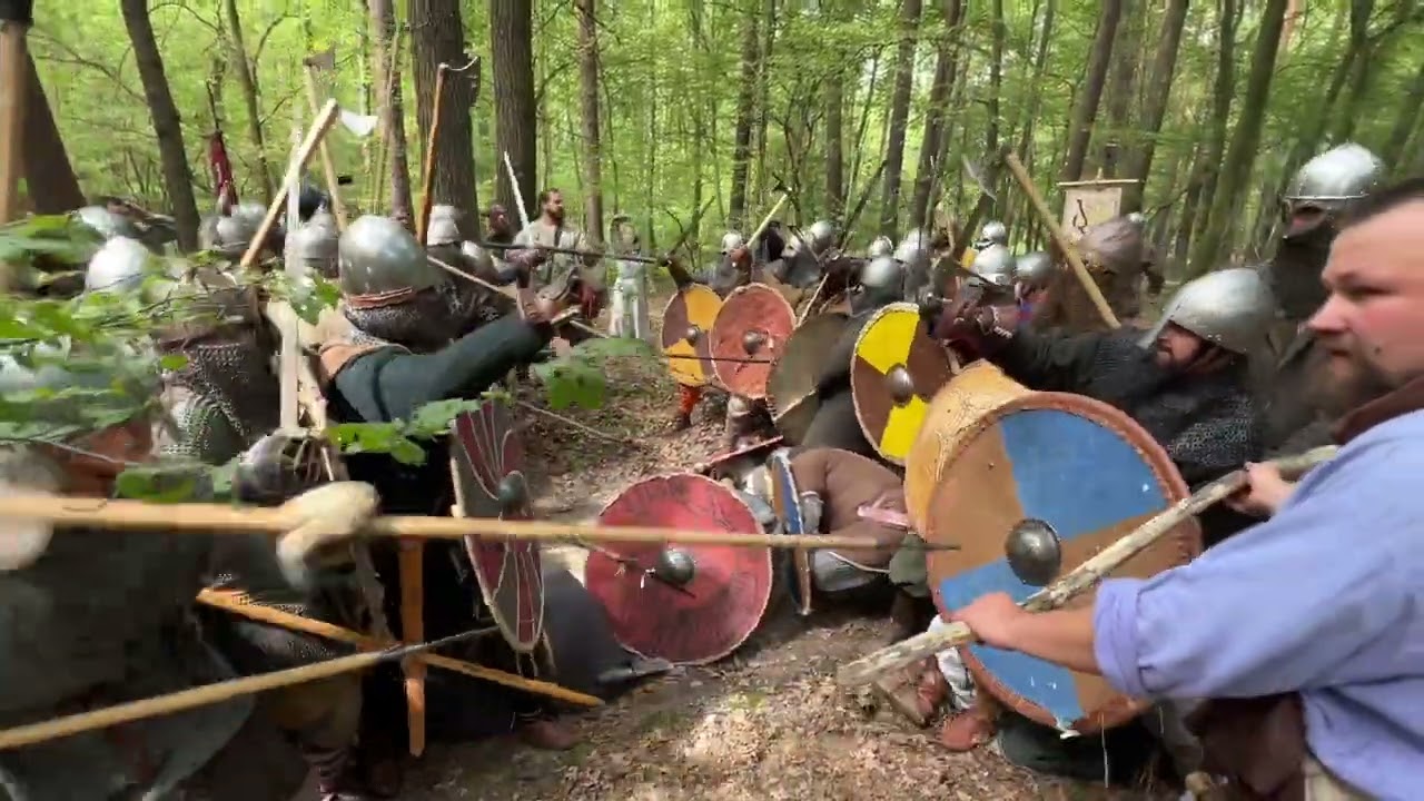 Racibórz. Manewry wojów na Festiwalu Średniowiecznym