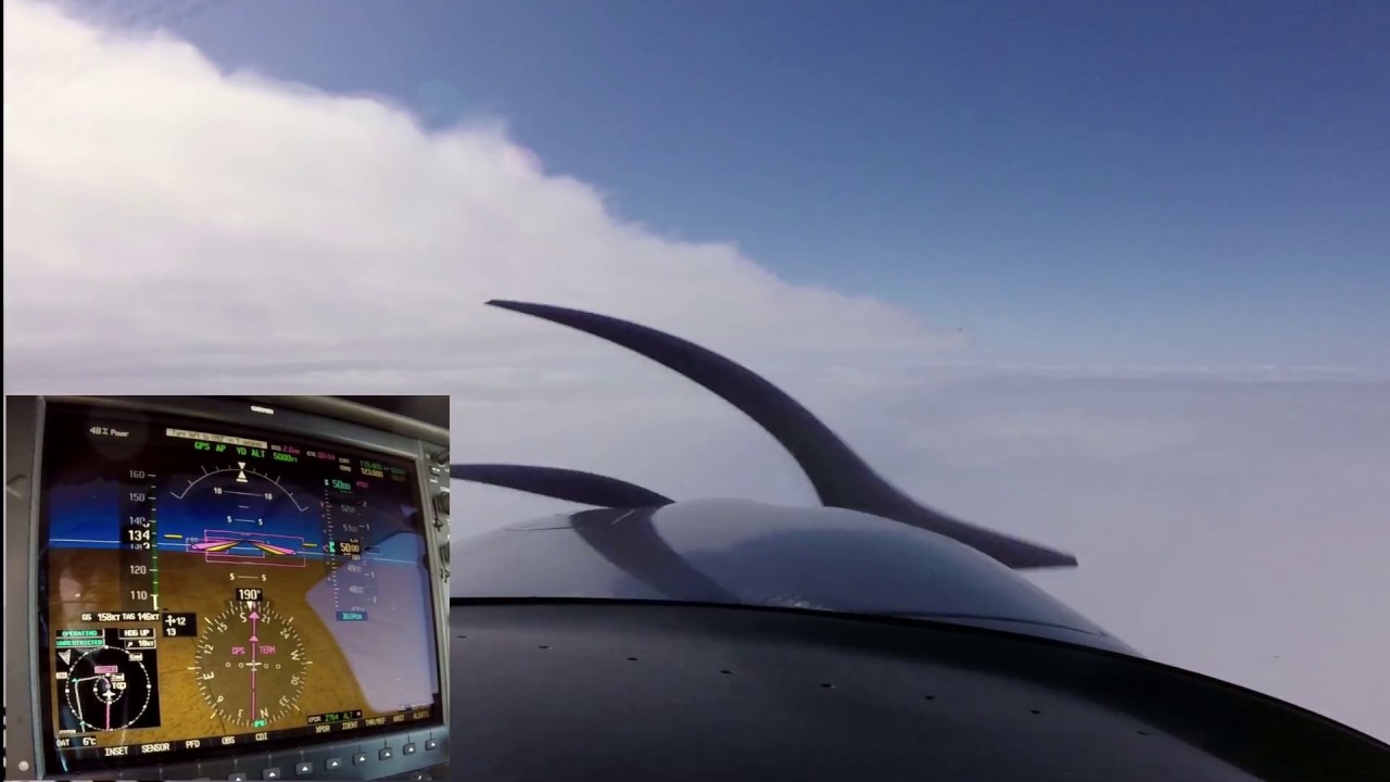 Approach to MINIMUMS | SR22T | ILS GPS | ATC