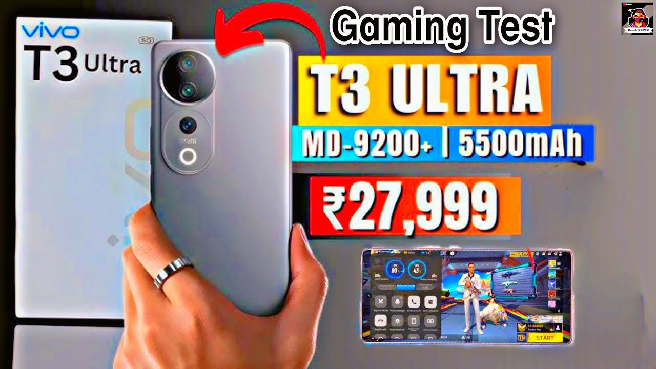 Vivo t3 Ultra unboxing camera test | Vivo t3 ultra gaming test | High quality 