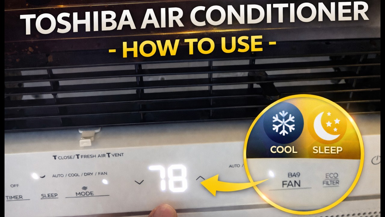 Toshiba Air Conditioner - How to Use