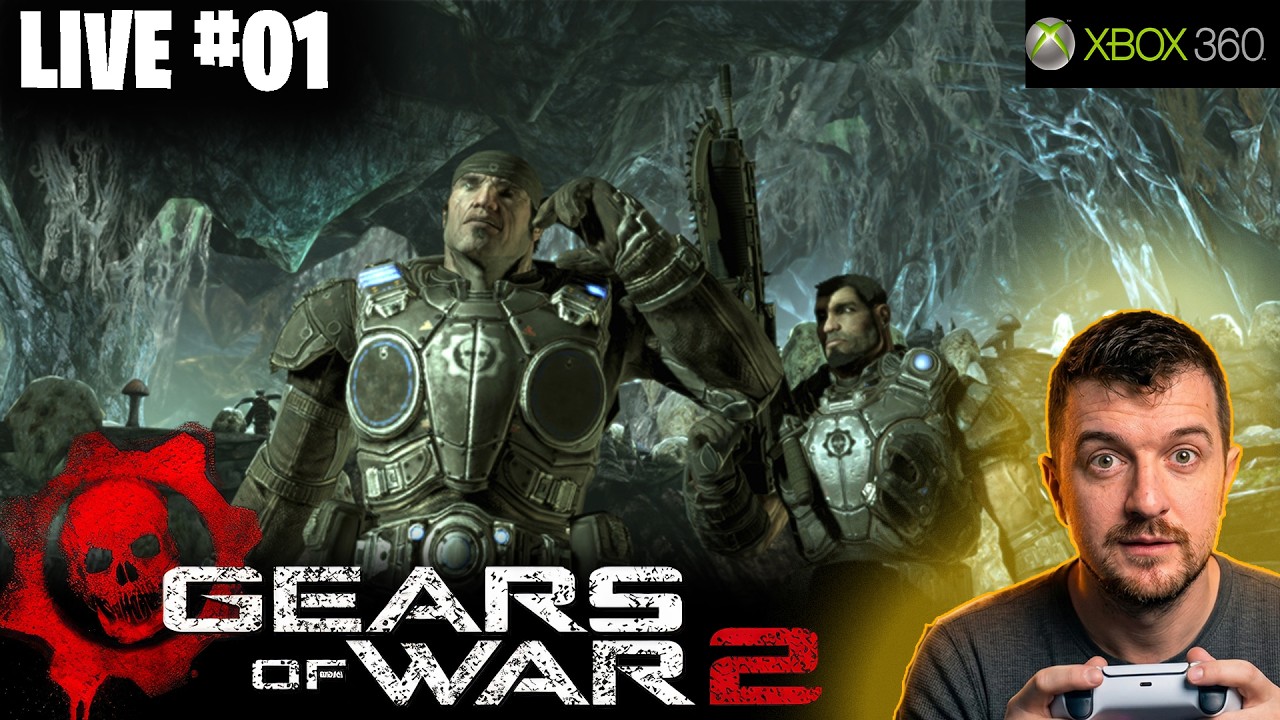 🔴LIVE GEARS OF WAR 2 - 2008 XBOX360 - Part 1 Gameplay Walkthrough FULL GAME 1440/60 