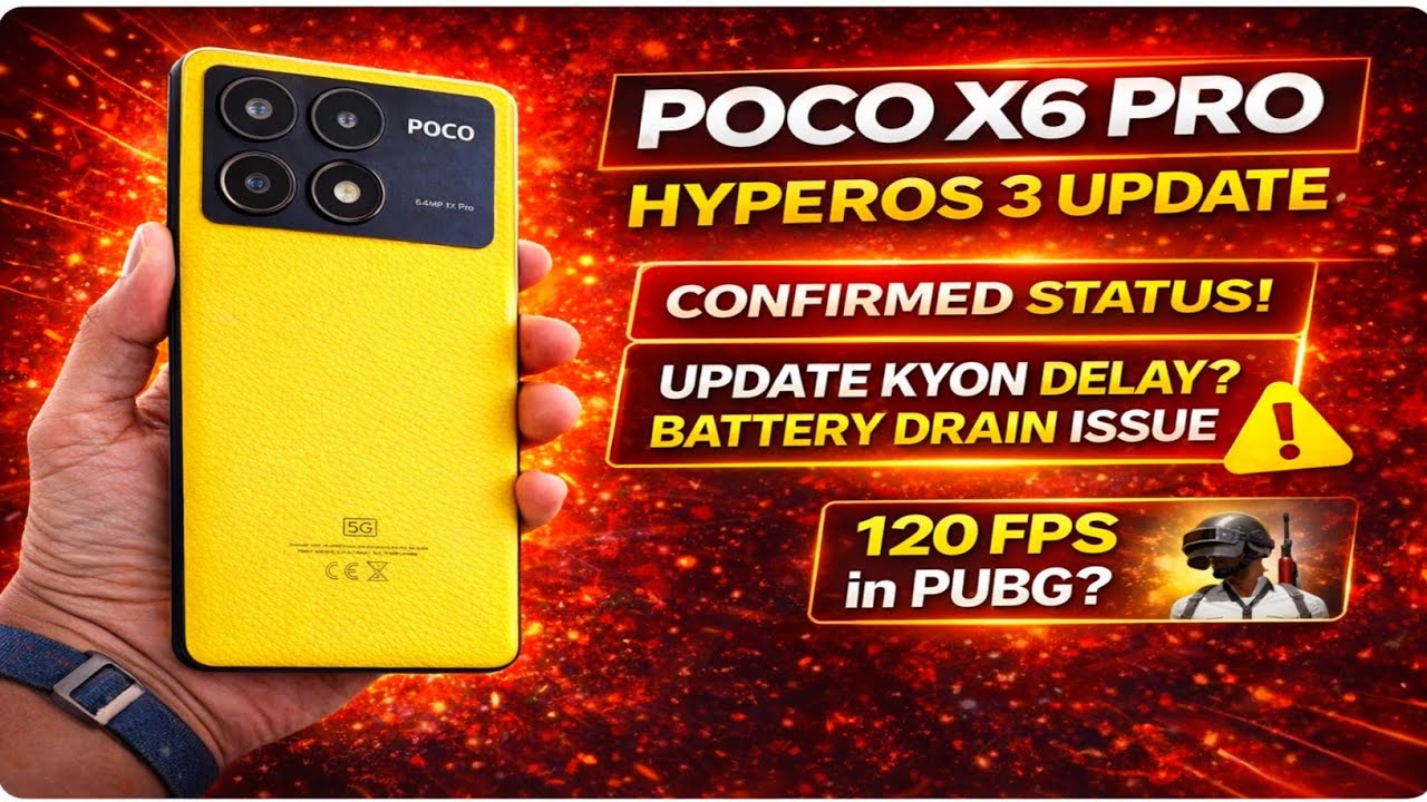 HyperOS 3.0 for Poco X6 Pro Delayed 😕 What Happened?