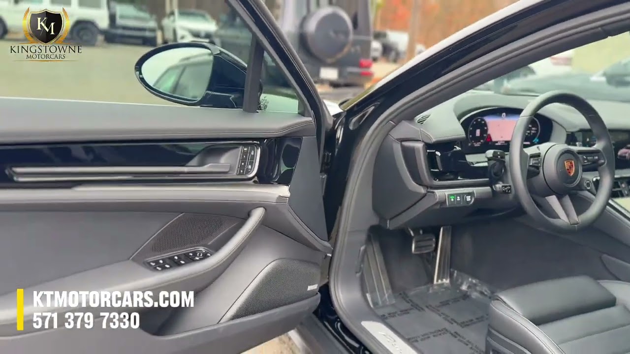 2025 Porsche Panamera 4 AWD – SportDesign Wheels | Premium Package | Black on Black 🏁🔥