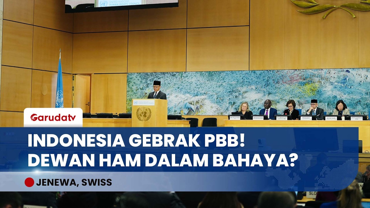 Indonesia Gebrak PBB! Menlu Sugiono Tegaskan Kredibilitas Dewan HAM di Tengah Perang Geopolitik