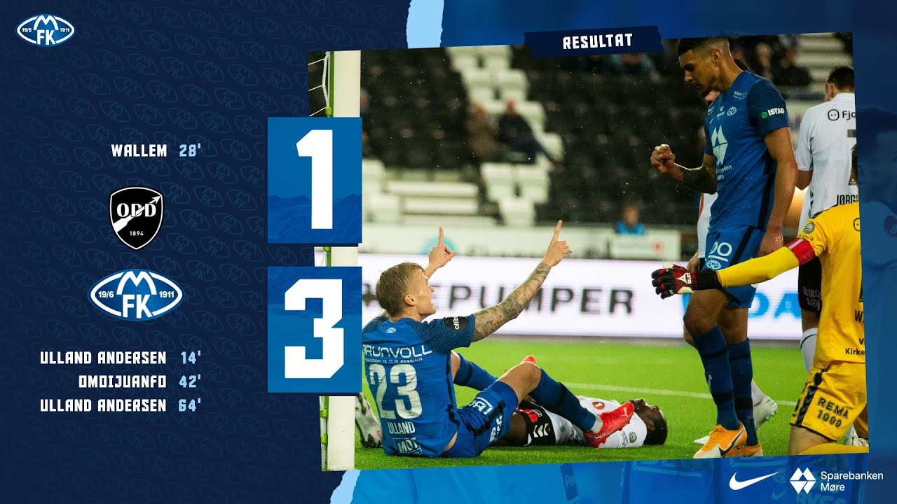 Odd 1 - 3 Molde | Eliteserien, Runde 21