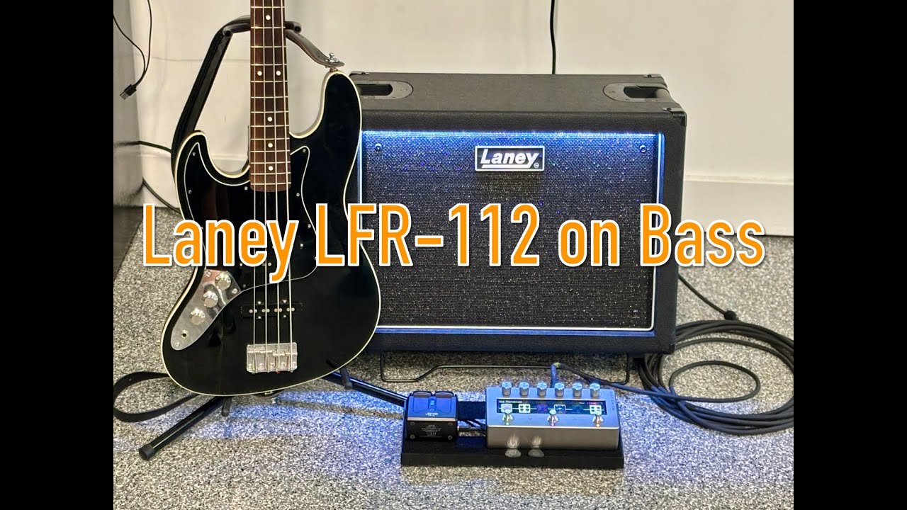 Laney LFR-112 FRFR Cabinet on Bass