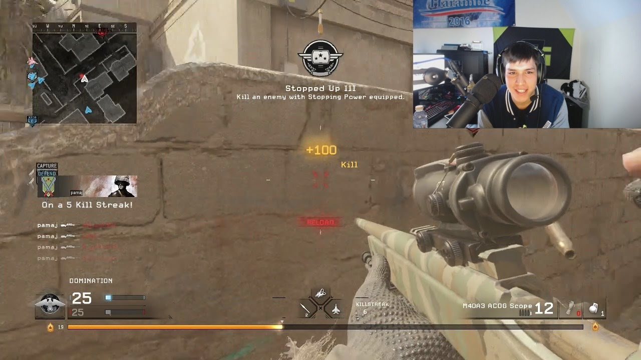 OpTic Pamaj  - FIRST COD MWR LIVE SNIPER COMMENTARY!