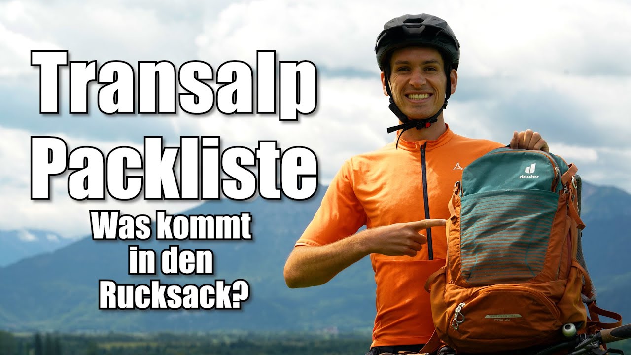 Transalp Packliste - was muss mit dabei sein?