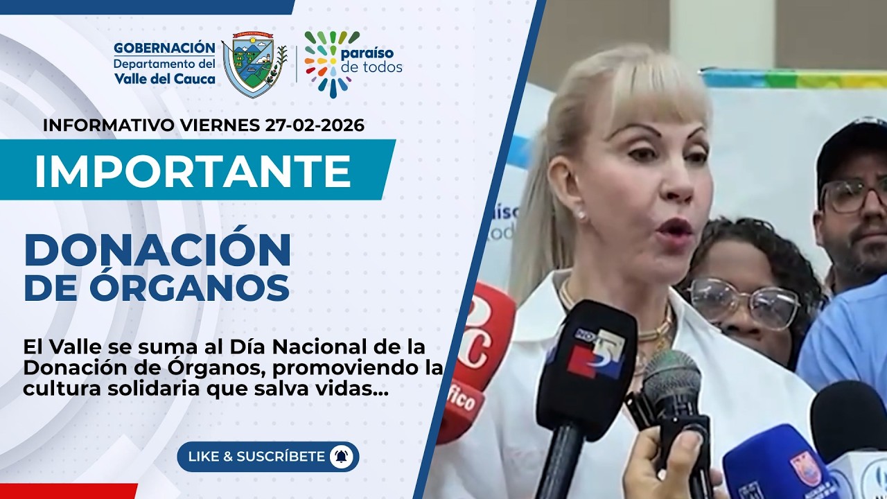 Valle del Cauca se suma al Día Nacional de la Donación de Órganos
