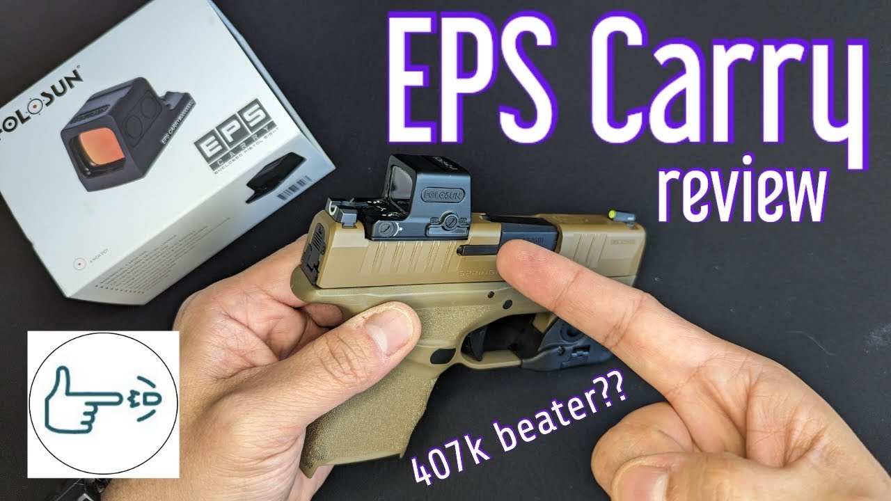 Обзор оптики Holosun EPS Carry: лучше ли она, чем 407k?