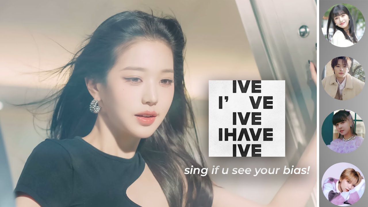 sing if you see your bias! (I AM - IVE) w/ Lyrics!
