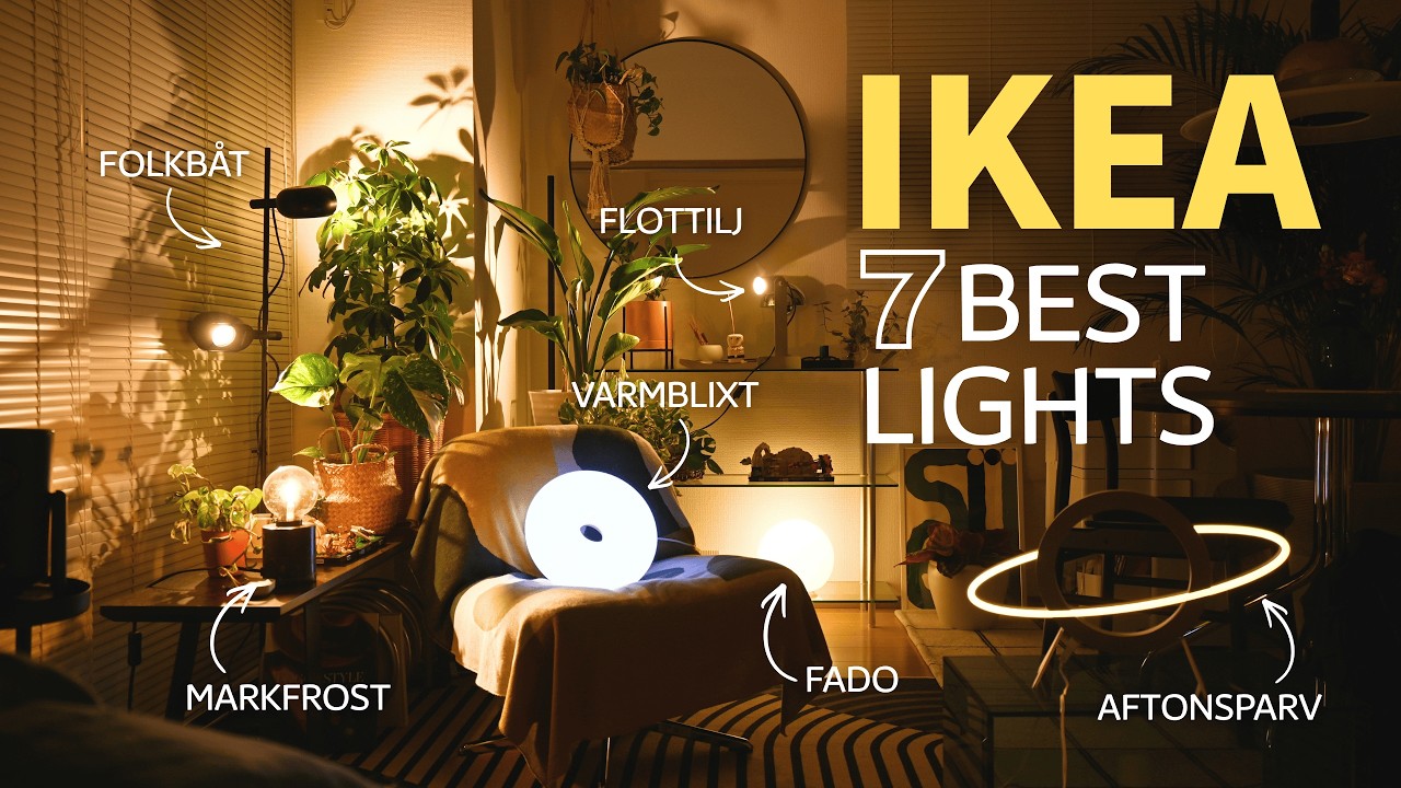 【IKEA照明おすすめ7選】実際に使っている間接照明をご紹介｜インテリアや新生活の参考に✌︎