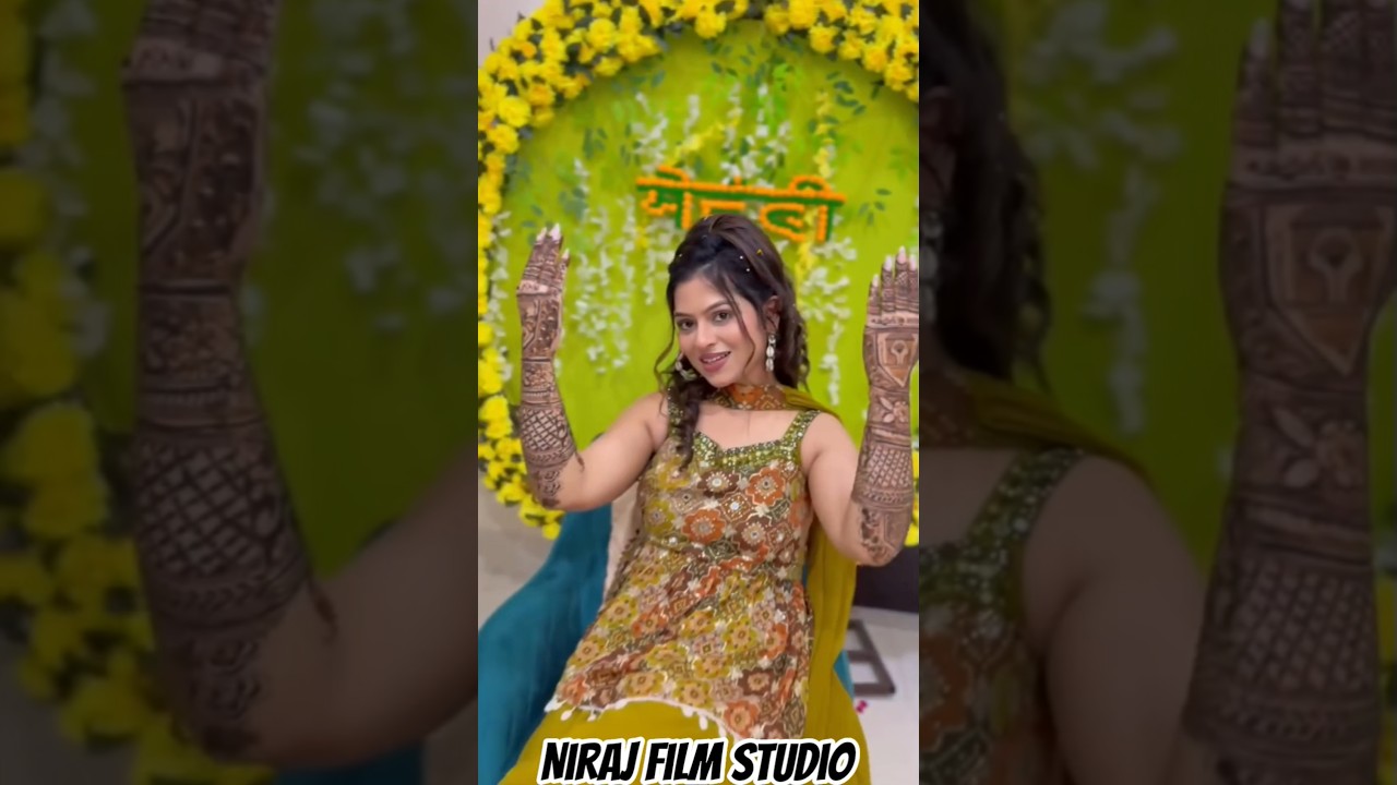 👰🌿 Dulhan Ki Mehndi Ceremony |Shaadi Vibes Trending Shorts !!  #Shorts#wedding #weddingshorts #short