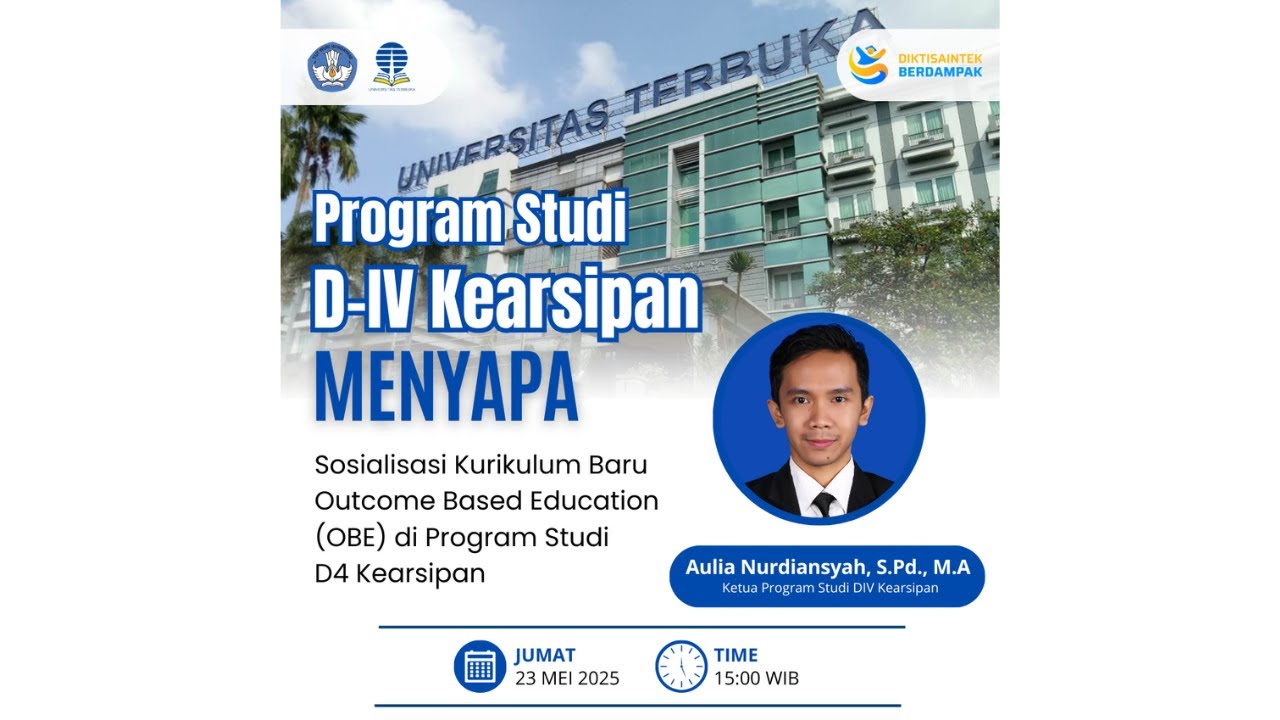 Sosialisasi Kurikulum Baru OBE di Program Studi D4 Kearsipan
