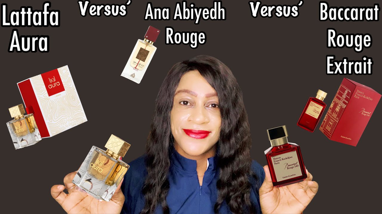 Lattafa Aura/Versus/Baccarat Rouge Extrait/ Ana Abiyedh Perfume Review | My Perfume Collection