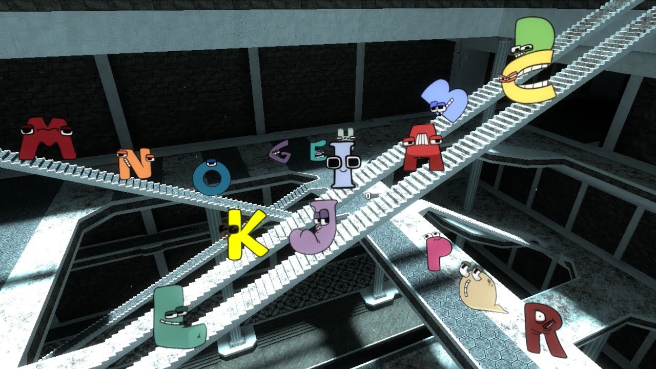Chasing Alphabet Lore Nextbot Gmod