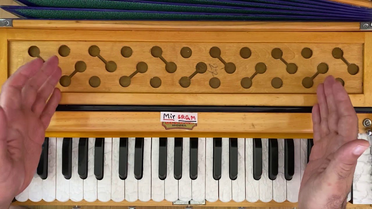 آموزش هارمونیه درس (19) گمک. Learning Harmonium Gamak