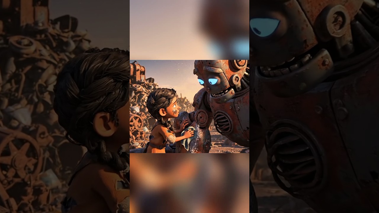 The Power of Friendship: Iron Robot vs Mean Kids 💥🤖| baccha baccha video | cartoon | 