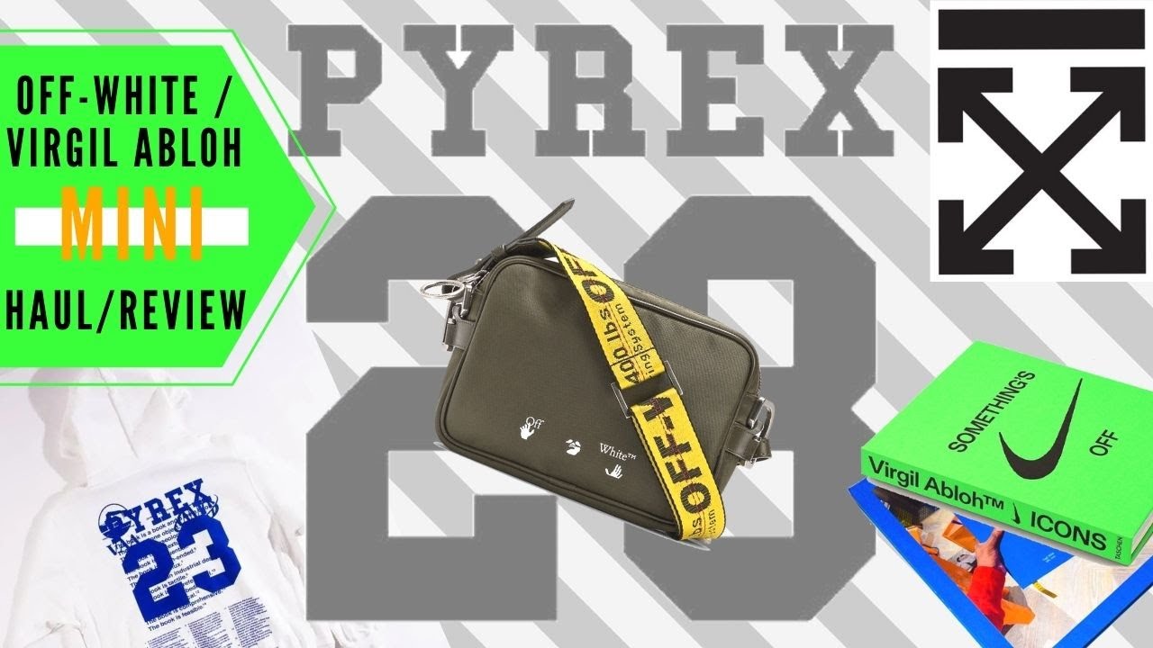 Mini Offwhite Haul | Off-White bag review | ICA Pyrex 23 Hoodie | Virgil Abloh Collector Books