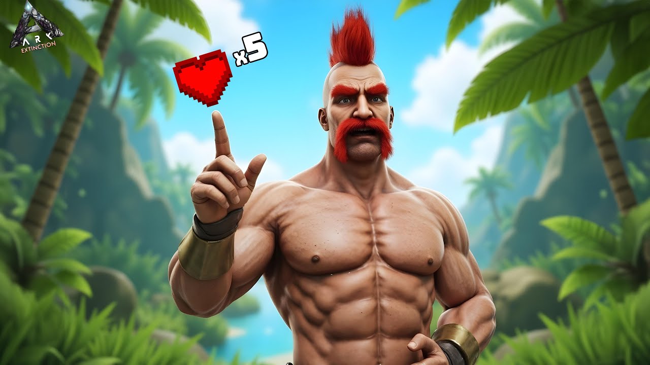 SOBREVIVIMOS EL PRIMER DIA? 5 vidas en ARK sa Extintion